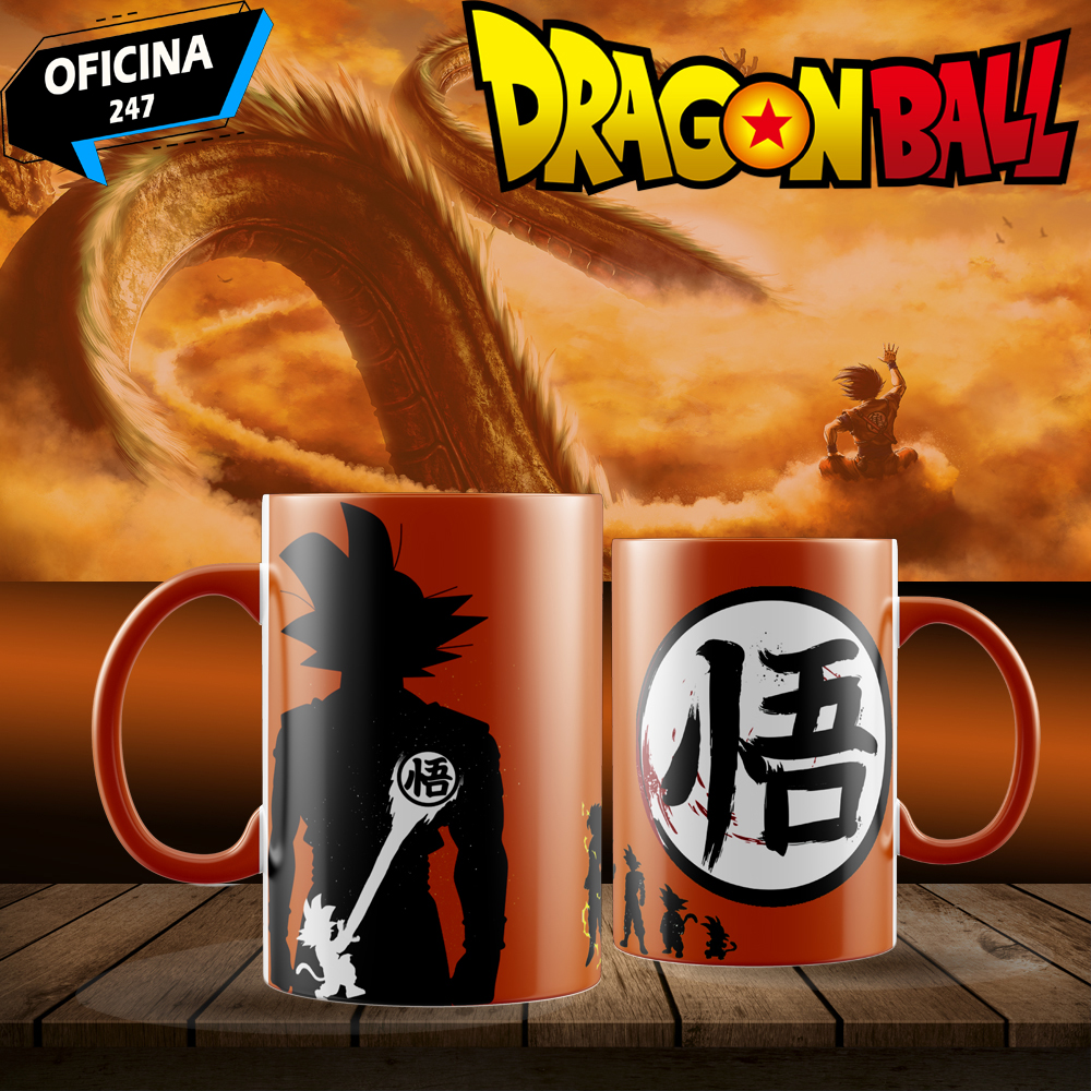 Caneca Cerâmica Café Goku Desenho Dragon Ball Z Decoração